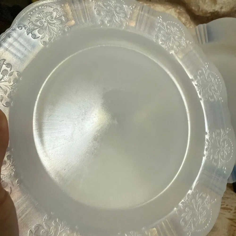 Vintage Macbeth-Evans American Sweetheart Monax luncheon plates MCM